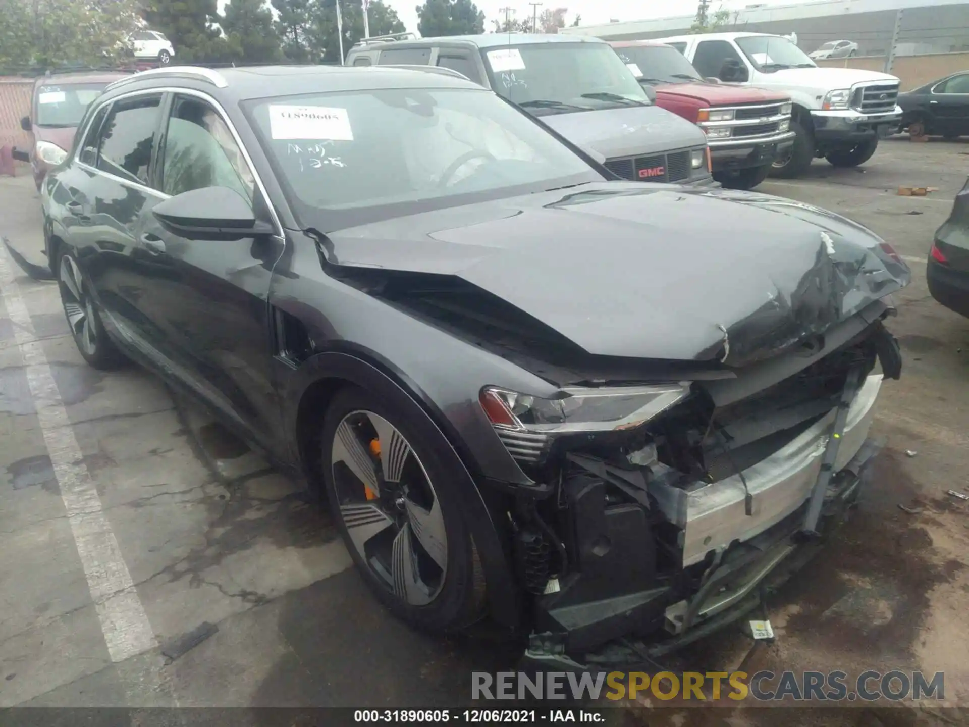 1 Photograph of a damaged car WA1VAAGE6KB006929 AUDI E-TRON 2019