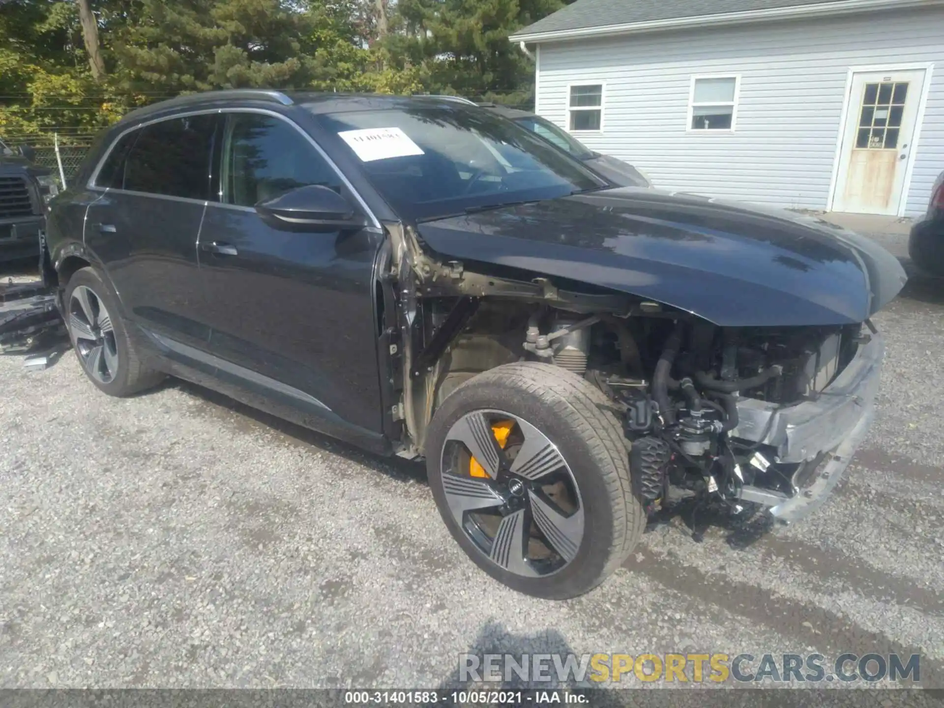 1 Photograph of a damaged car WA1VAAGE6KB007465 AUDI E-TRON 2019