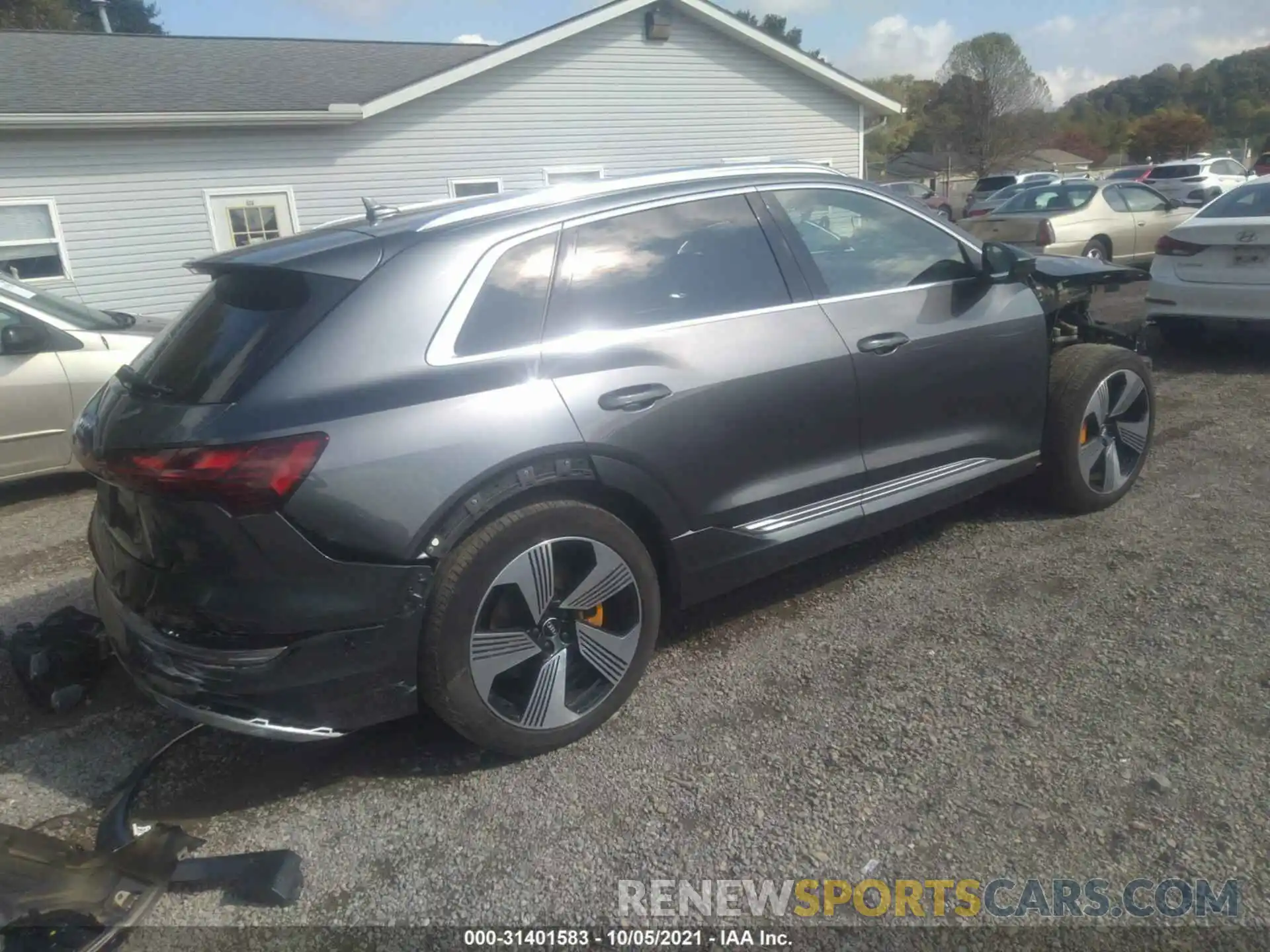 4 Photograph of a damaged car WA1VAAGE6KB007465 AUDI E-TRON 2019