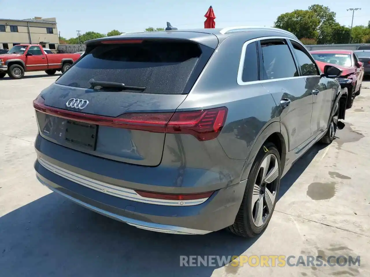 4 Photograph of a damaged car WA1VAAGE6KB008437 AUDI E-TRON 2019