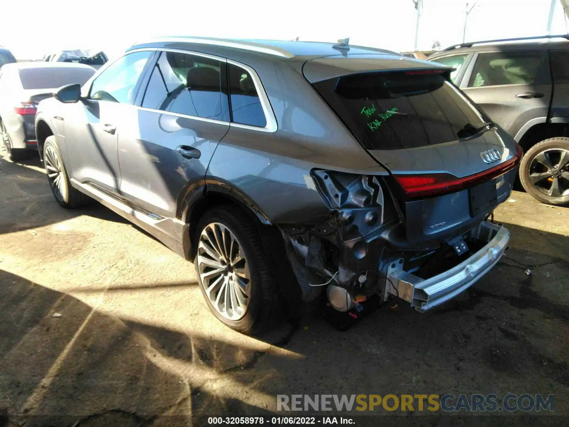 3 Photograph of a damaged car WA1VAAGE6KB024945 AUDI E-TRON 2019