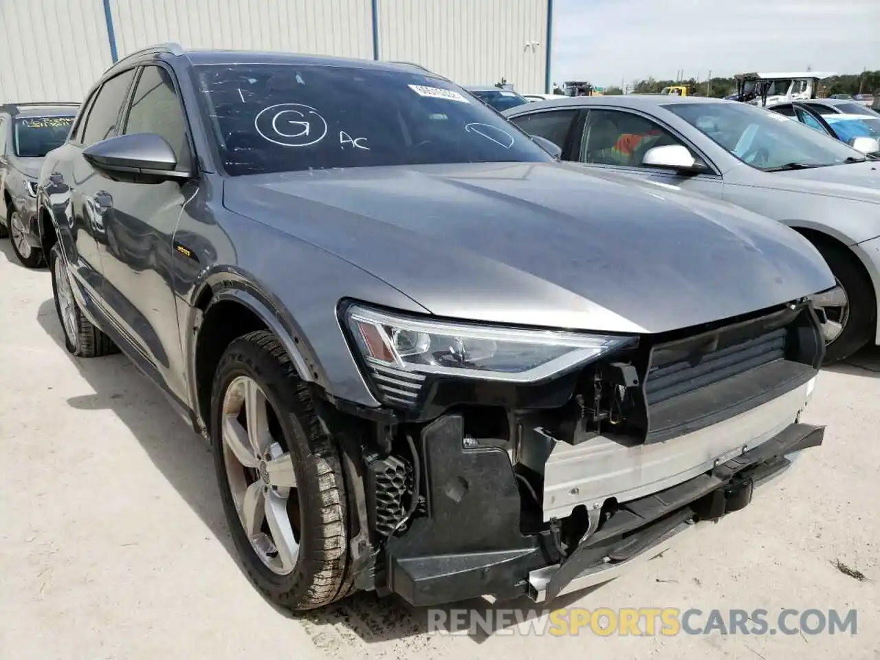 1 Photograph of a damaged car WA1VAAGE7KB017339 AUDI E-TRON 2019