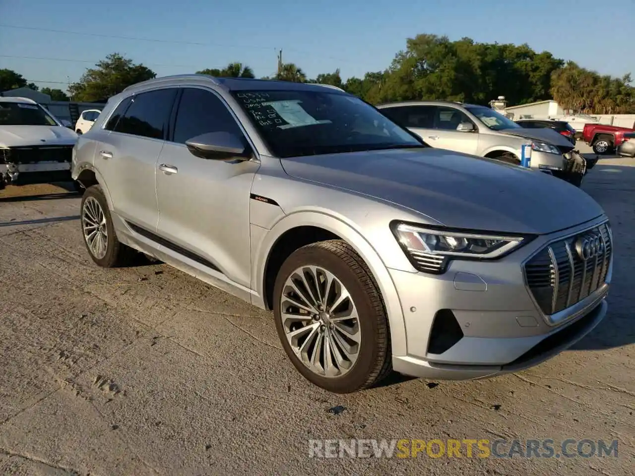 1 Photograph of a damaged car WA1VAAGE7KB023593 AUDI E-TRON 2019