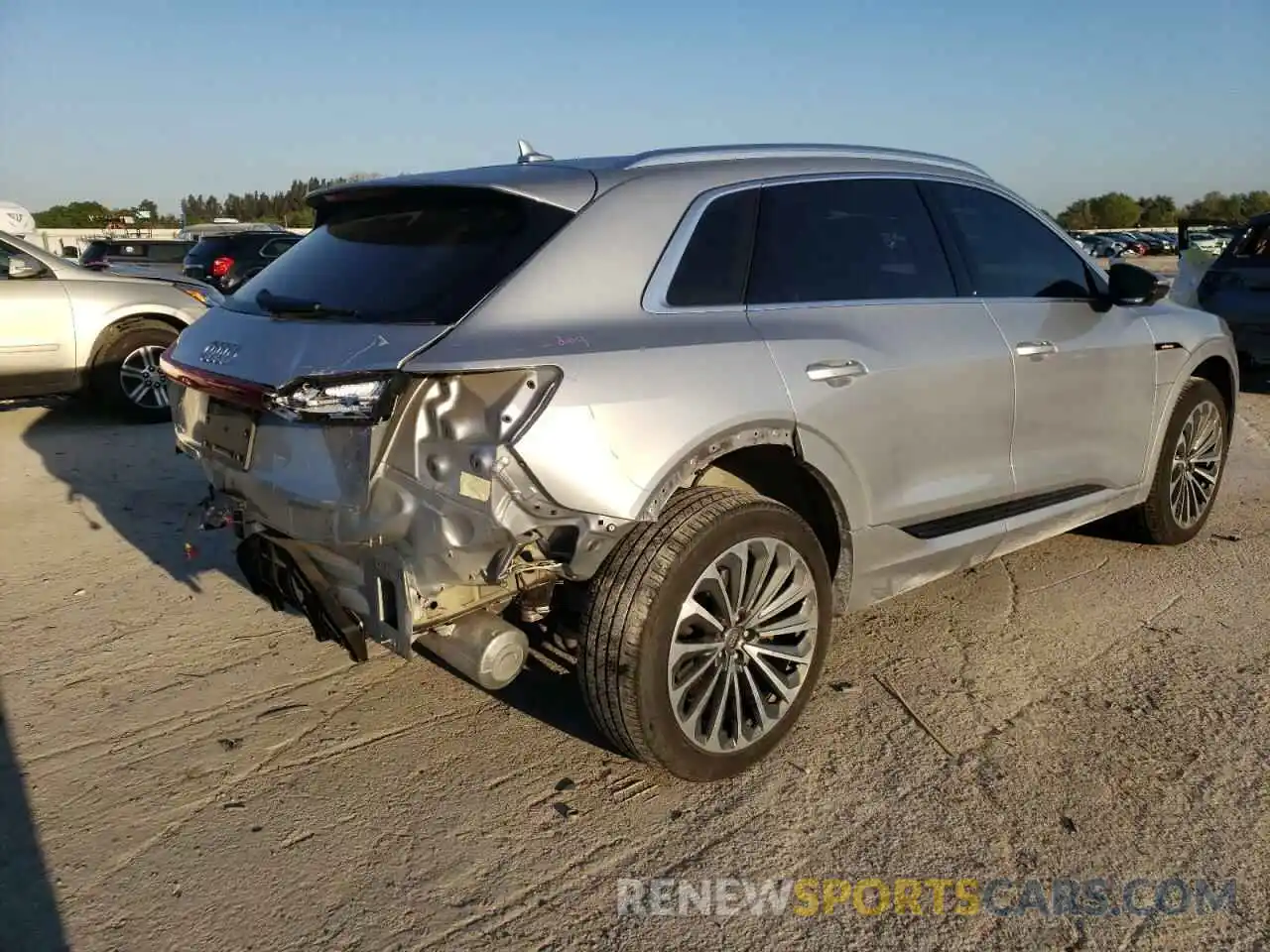 4 Photograph of a damaged car WA1VAAGE7KB023593 AUDI E-TRON 2019