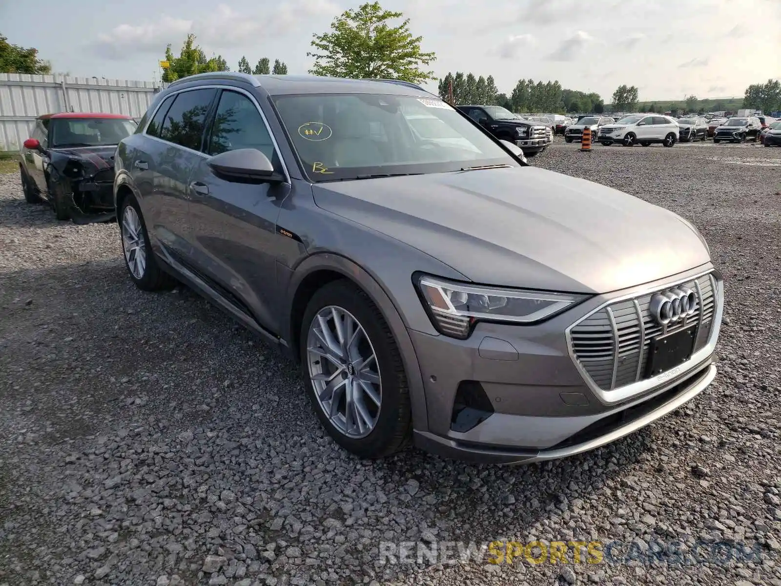 1 Photograph of a damaged car WA1VAAGE8KB014594 AUDI E-TRON 2019