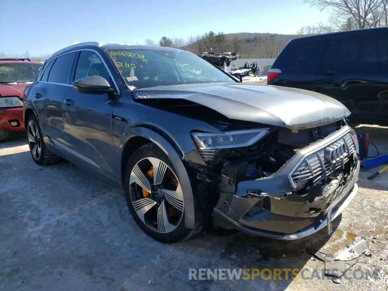 1 Photograph of a damaged car WA1VAAGE9KB006052 AUDI E-TRON 2019