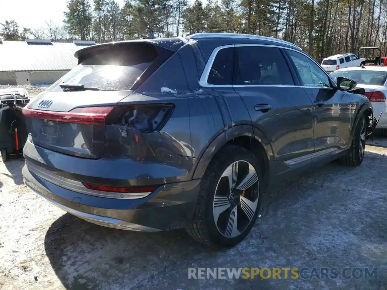 4 Photograph of a damaged car WA1VAAGE9KB006052 AUDI E-TRON 2019