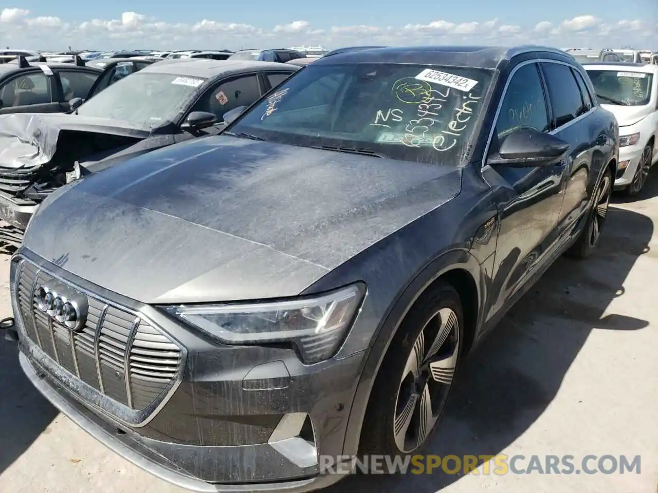 2 Photograph of a damaged car WA1VAAGEXKB007114 AUDI E-TRON 2019