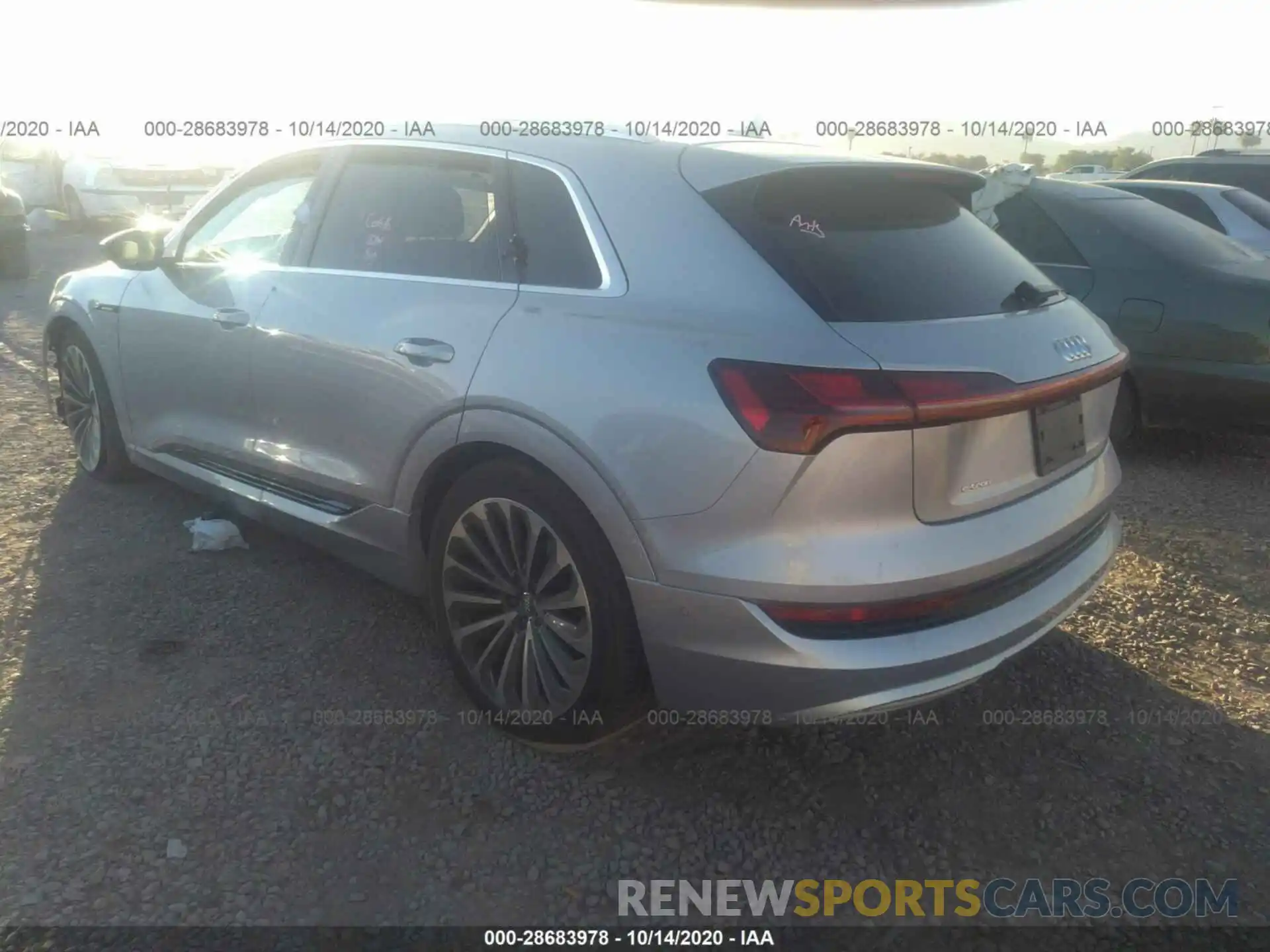 3 Photograph of a damaged car WA1VAAGEXKB009770 AUDI E-TRON 2019