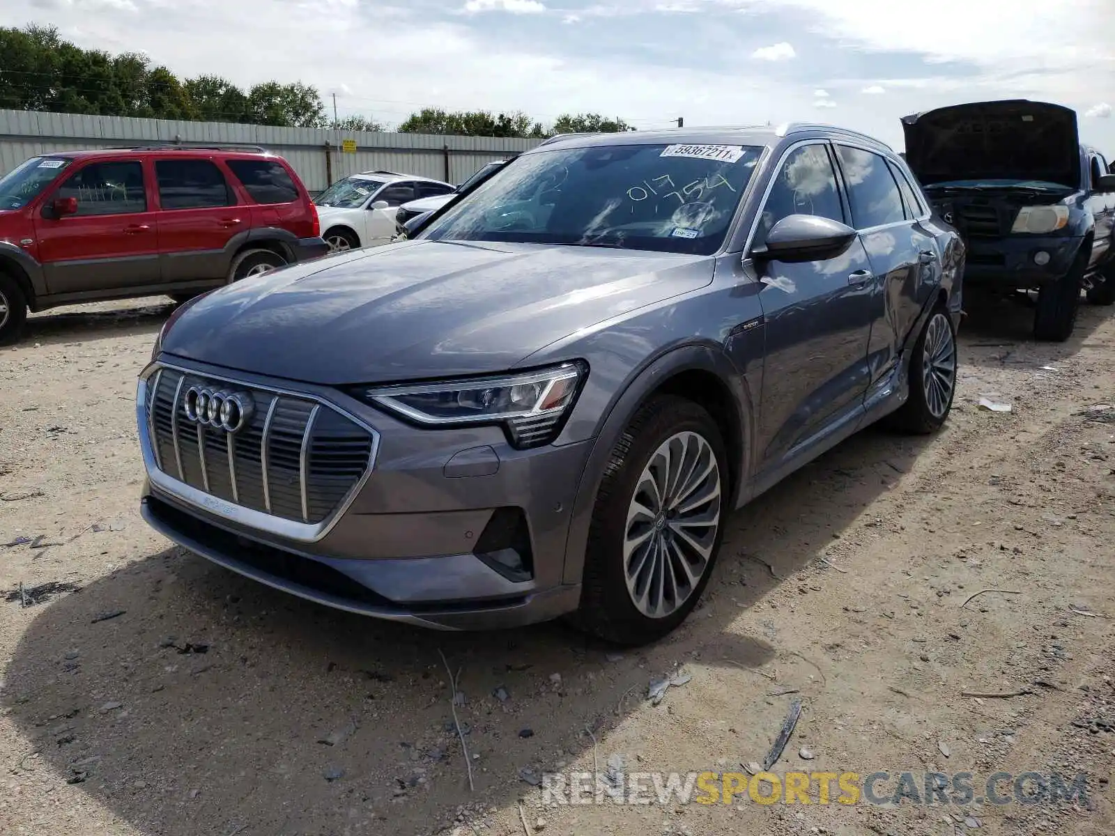 2 Photograph of a damaged car WA1VABGE0KB017754 AUDI E-TRON 2019