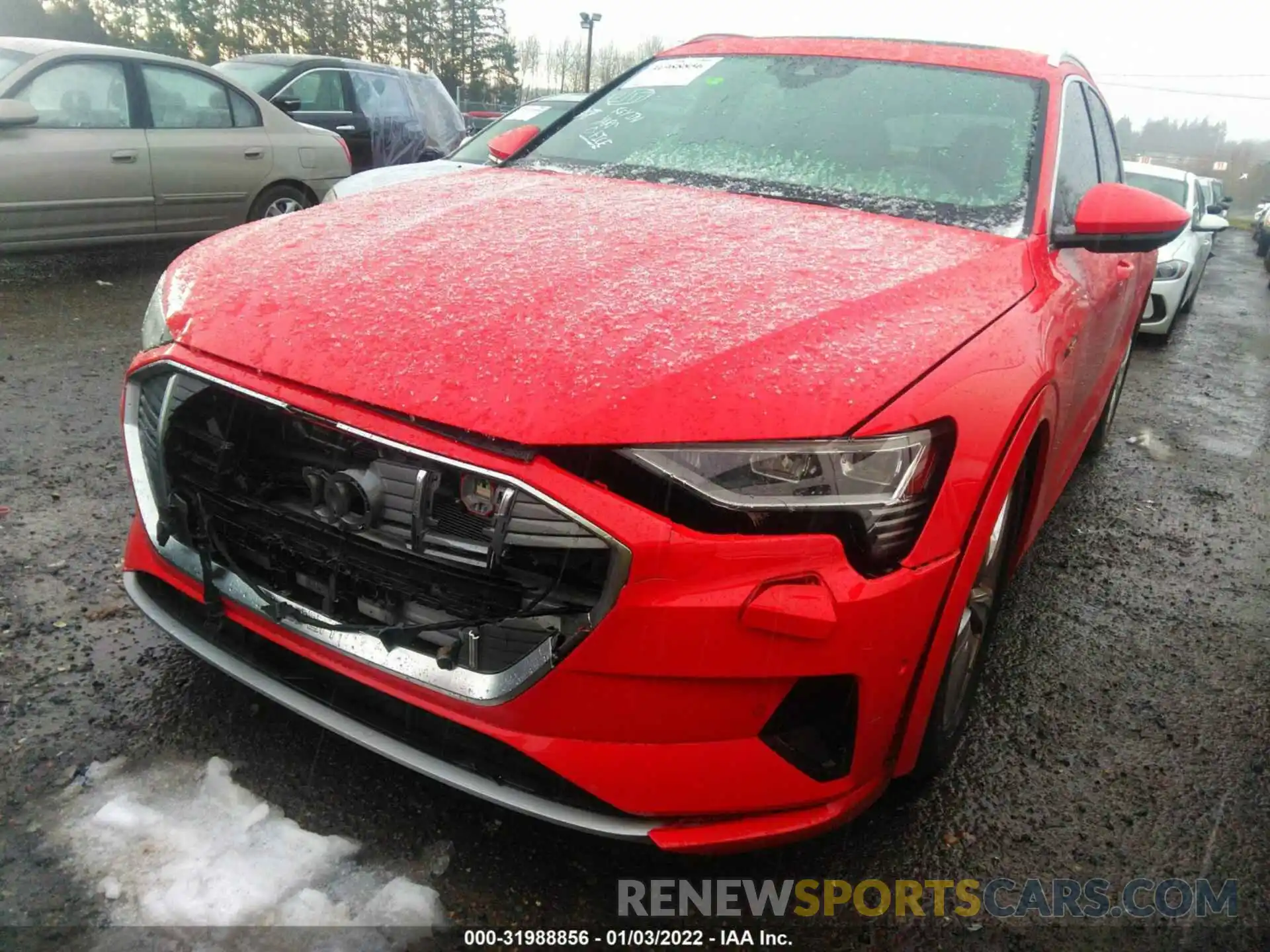 2 Photograph of a damaged car WA1VABGE0KB021772 AUDI E-TRON 2019