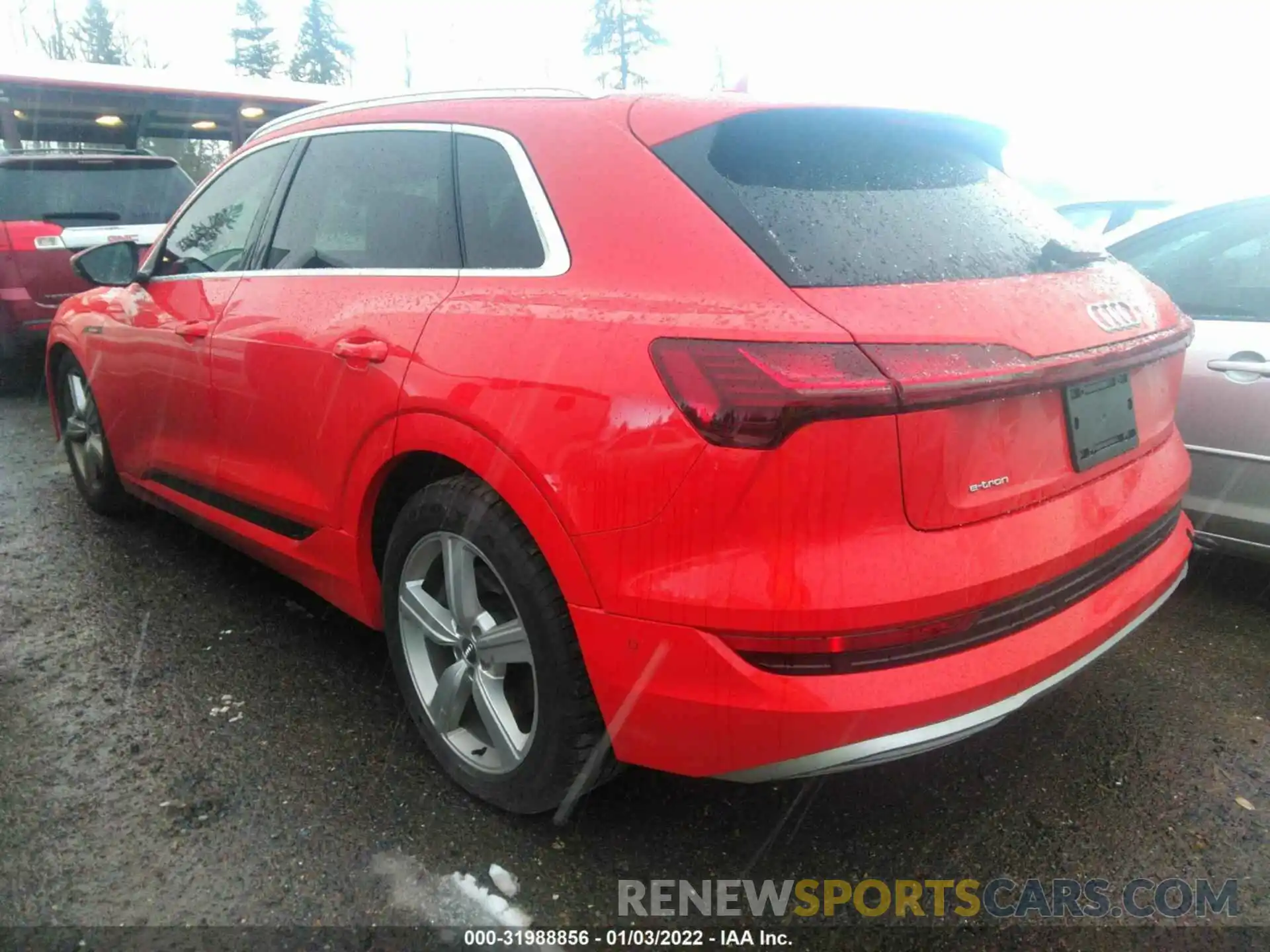 3 Photograph of a damaged car WA1VABGE0KB021772 AUDI E-TRON 2019