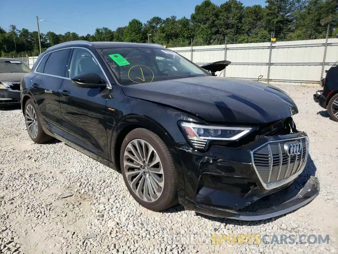 1 Photograph of a damaged car WA1VABGE1KB008755 AUDI E-TRON 2019