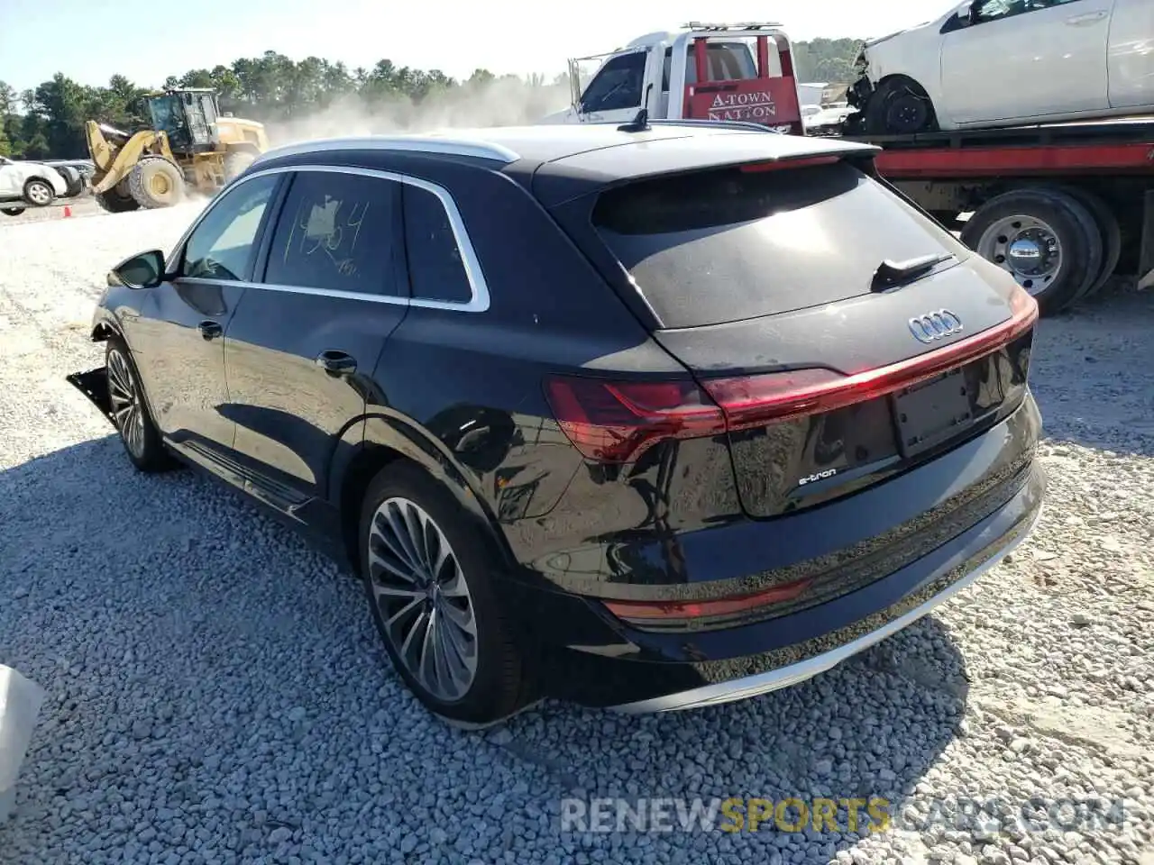 3 Photograph of a damaged car WA1VABGE1KB008755 AUDI E-TRON 2019