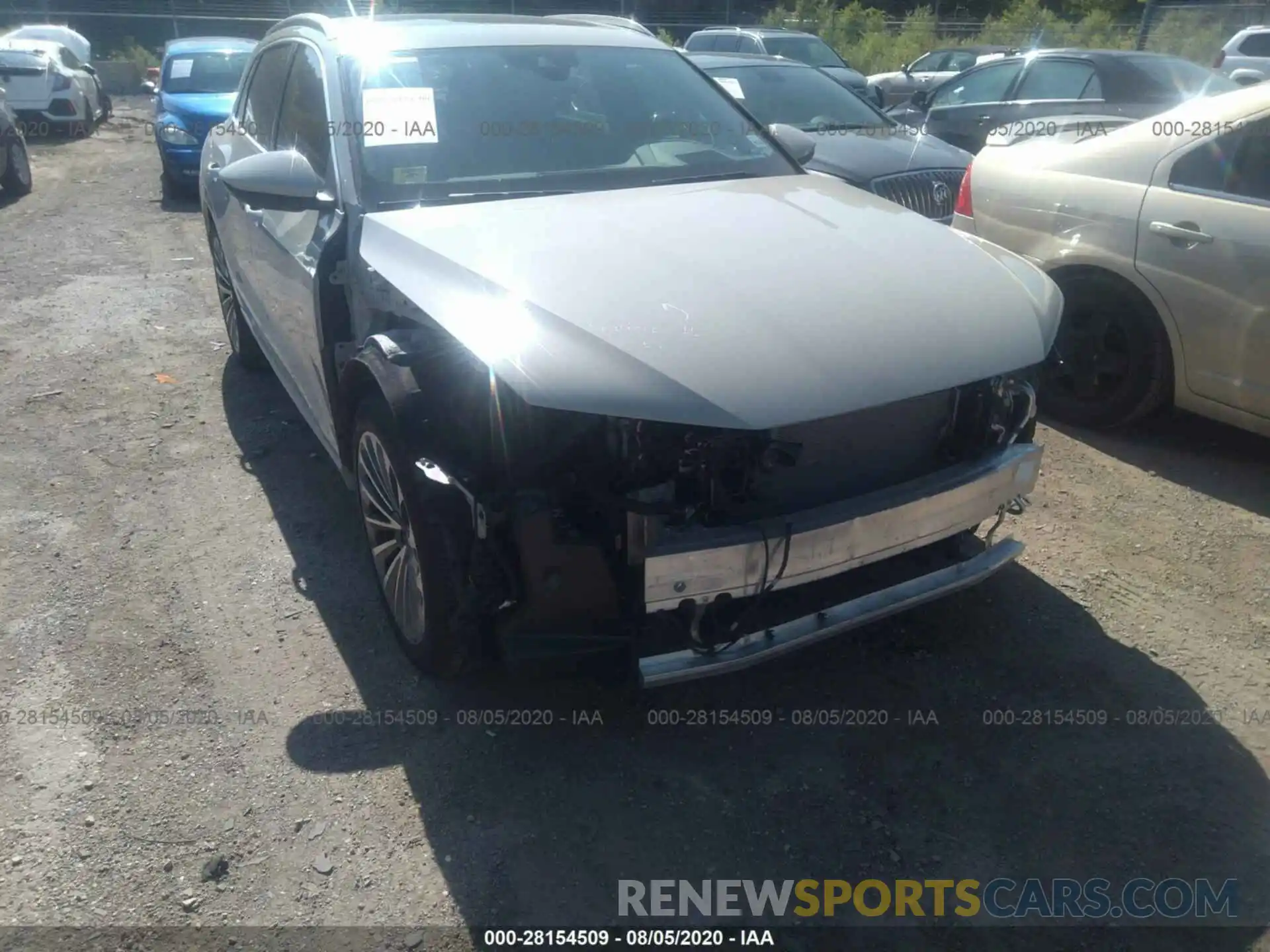 6 Photograph of a damaged car WA1VABGE1KB013258 AUDI E-TRON 2019