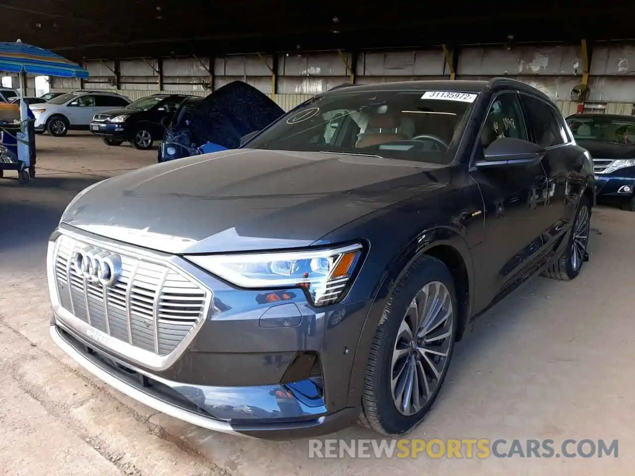 2 Фотография поврежденного автомобиля WA1VABGE1KB013261 AUDI E-TRON 2019