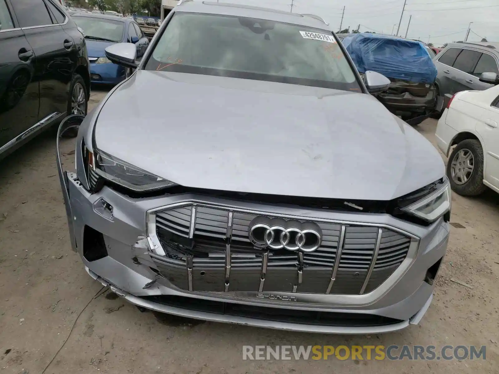 7 Photograph of a damaged car WA1VABGE1KB022106 AUDI E-TRON 2019