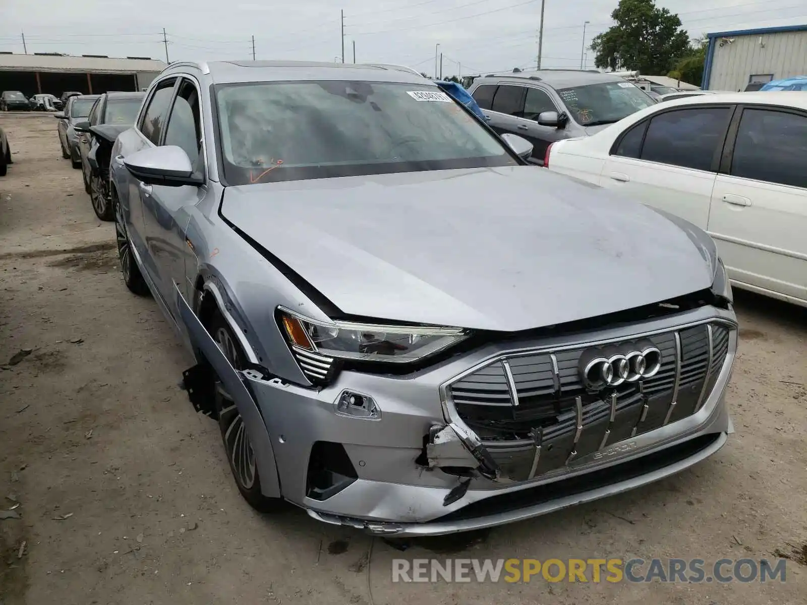 9 Photograph of a damaged car WA1VABGE1KB022106 AUDI E-TRON 2019