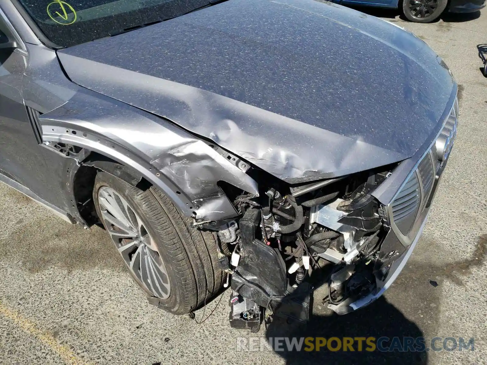 9 Photograph of a damaged car WA1VABGE1KB023885 AUDI E-TRON 2019