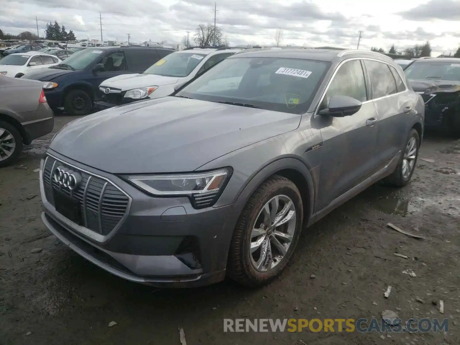 2 Фотография поврежденного автомобиля WA1VABGE2KB019070 AUDI E-TRON 2019