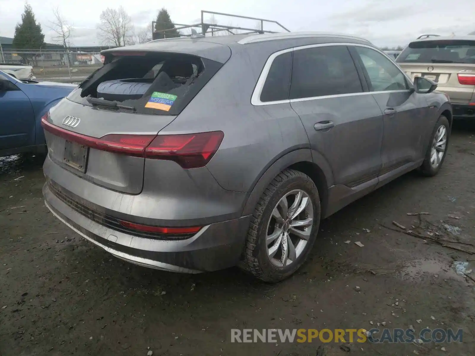 4 Photograph of a damaged car WA1VABGE2KB019070 AUDI E-TRON 2019