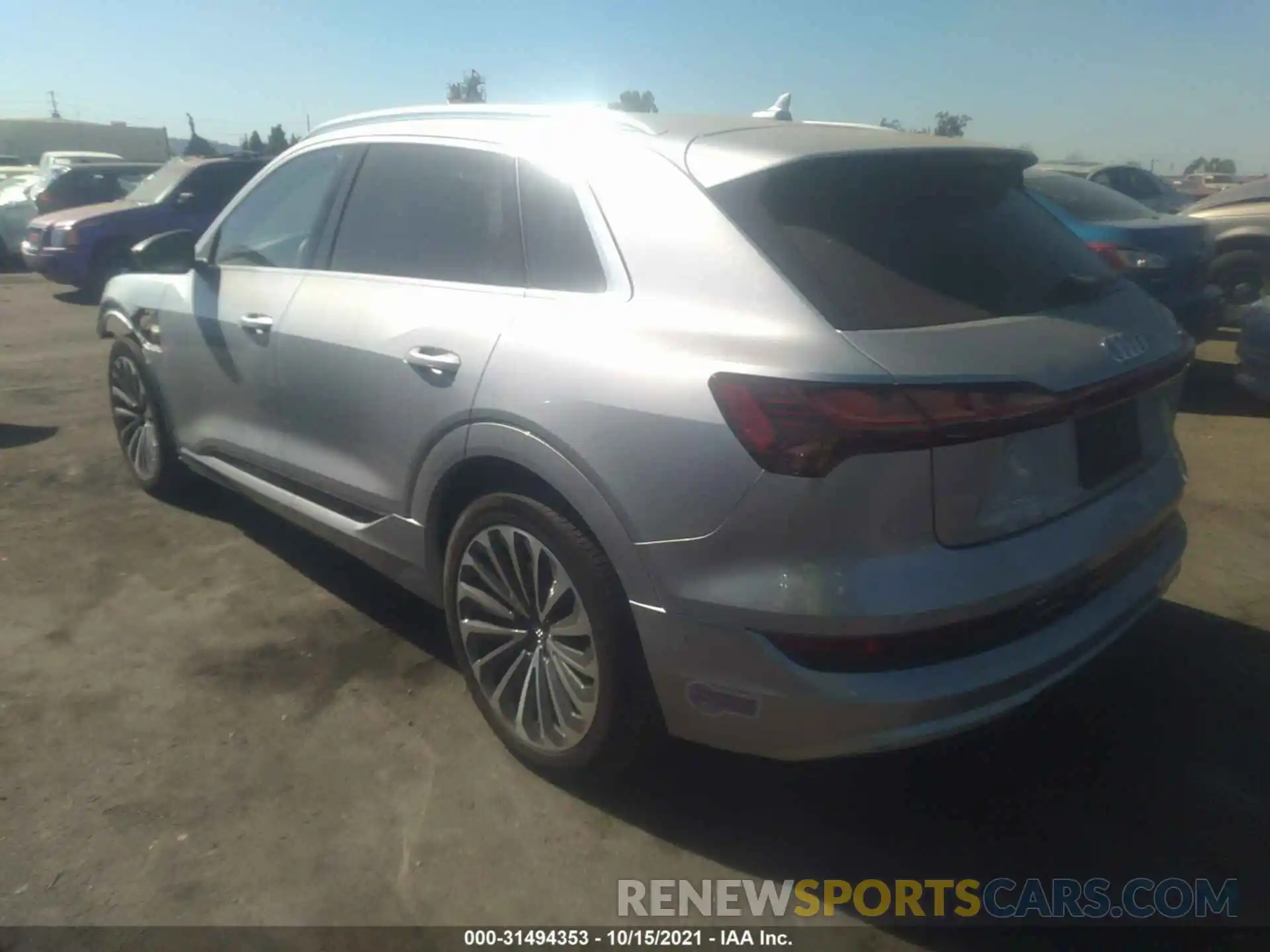 3 Photograph of a damaged car WA1VABGE3KB011348 AUDI E-TRON 2019