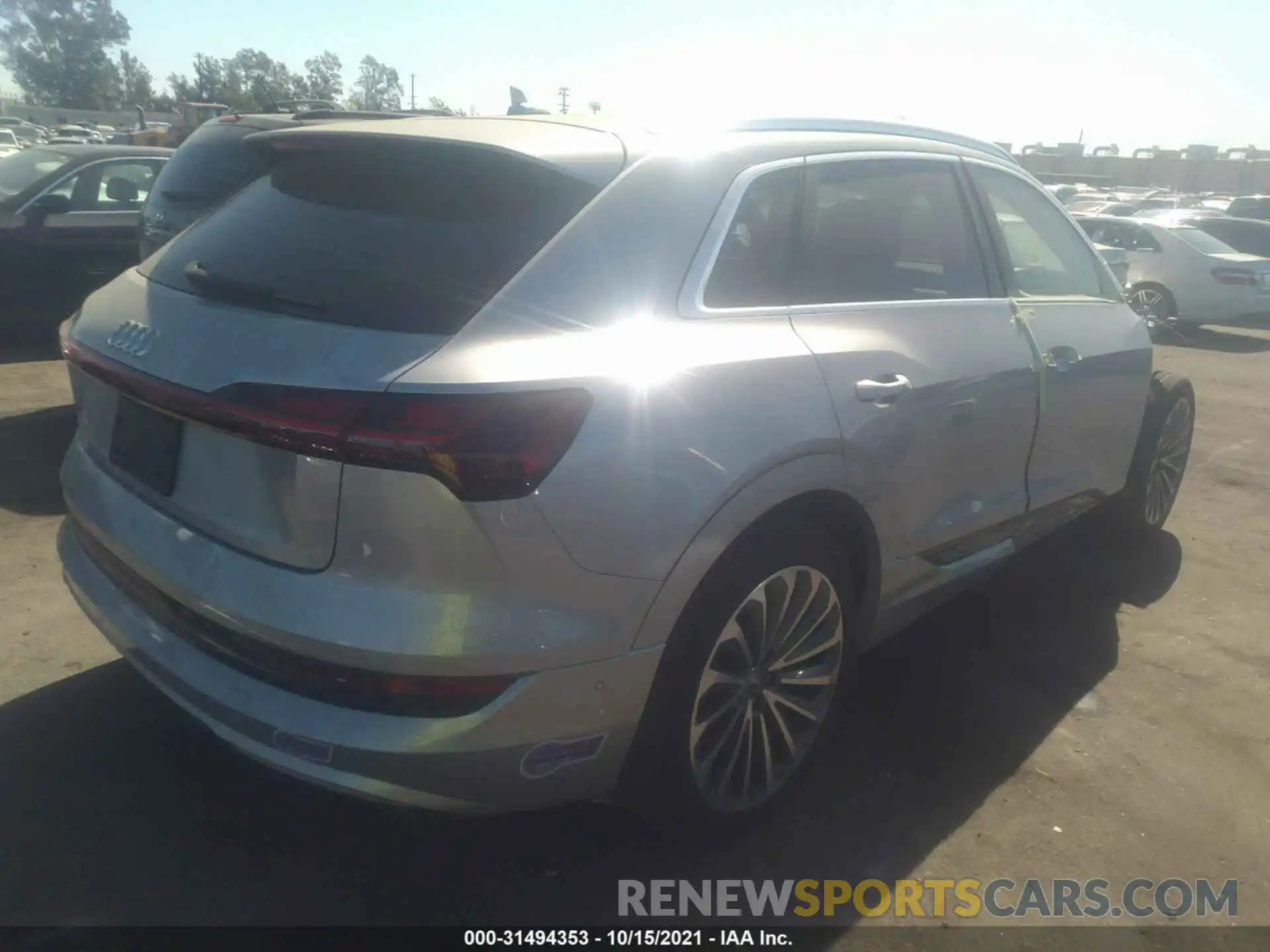 4 Photograph of a damaged car WA1VABGE3KB011348 AUDI E-TRON 2019