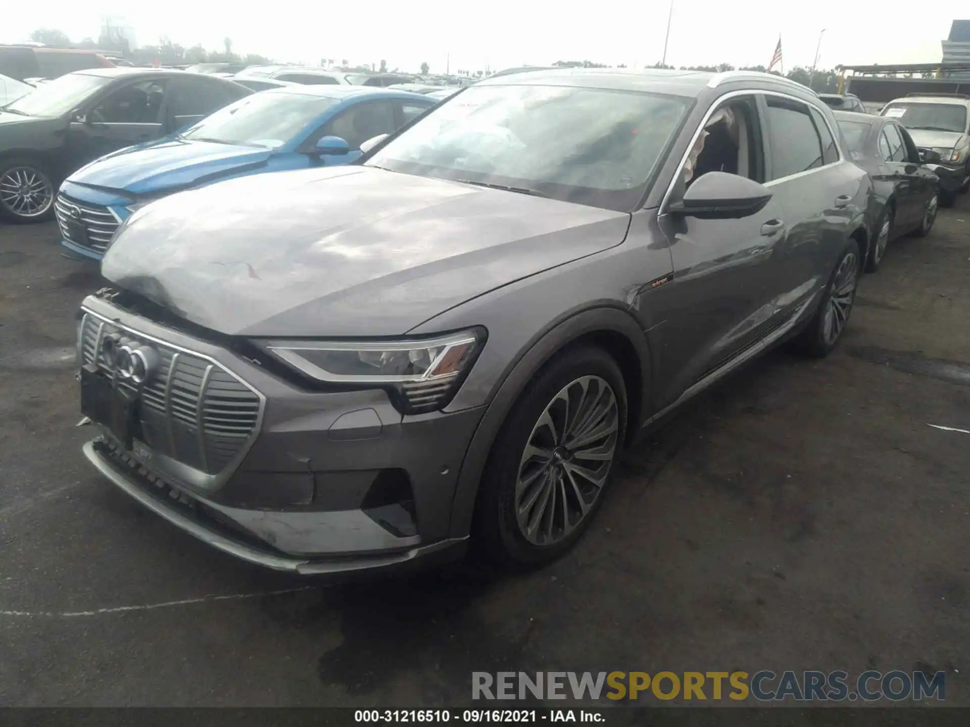 2 Photograph of a damaged car WA1VABGE5KB014865 AUDI E-TRON 2019