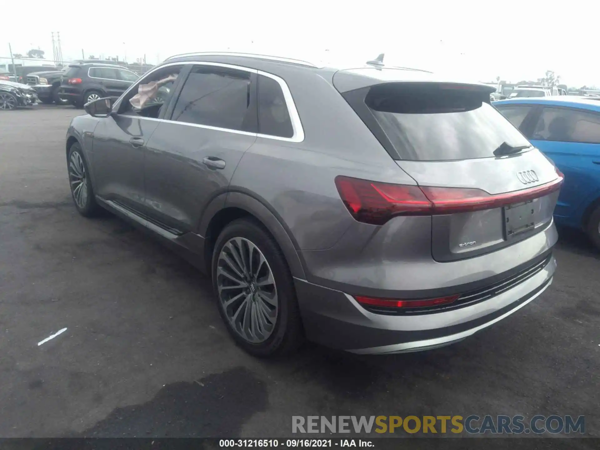 3 Фотография поврежденного автомобиля WA1VABGE5KB014865 AUDI E-TRON 2019