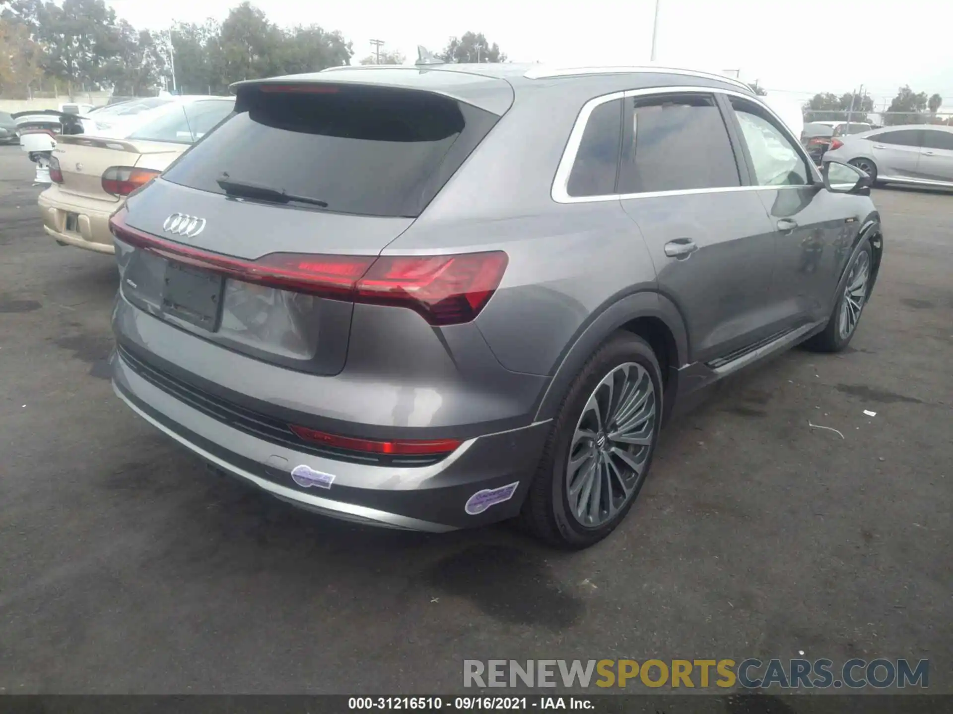 4 Photograph of a damaged car WA1VABGE5KB014865 AUDI E-TRON 2019