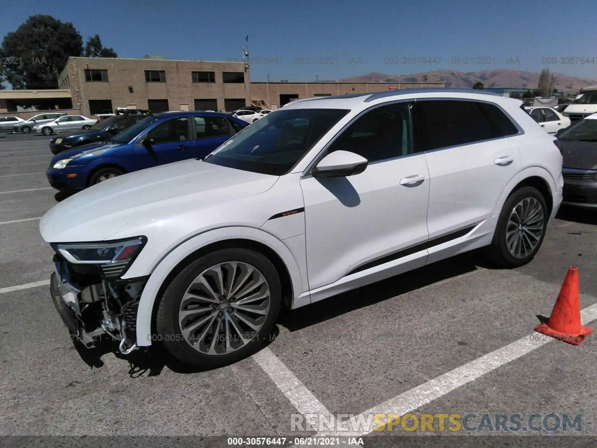 2 Photograph of a damaged car WA1VABGE5KB024215 AUDI E-TRON 2019