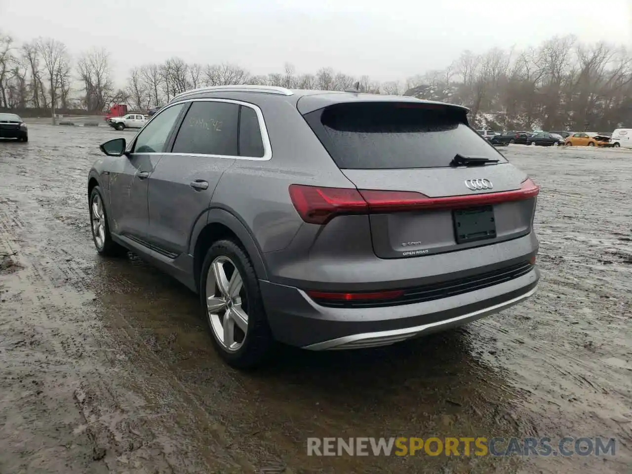 3 Photograph of a damaged car WA1VABGE6KB011862 AUDI E-TRON 2019