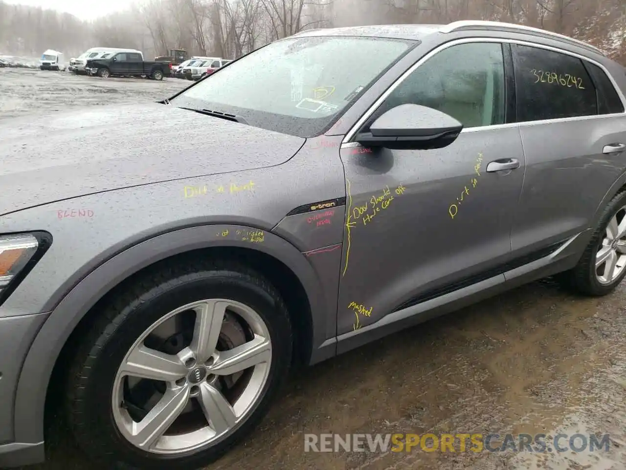 9 Photograph of a damaged car WA1VABGE6KB011862 AUDI E-TRON 2019