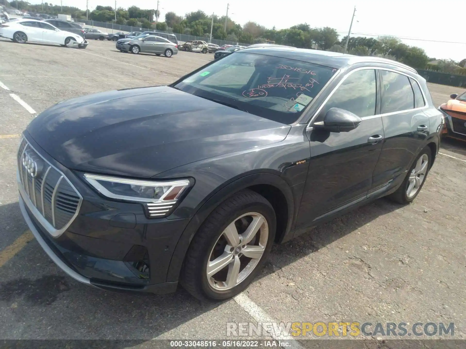 2 Photograph of a damaged car WA1VABGE6KB020934 AUDI E-TRON 2019