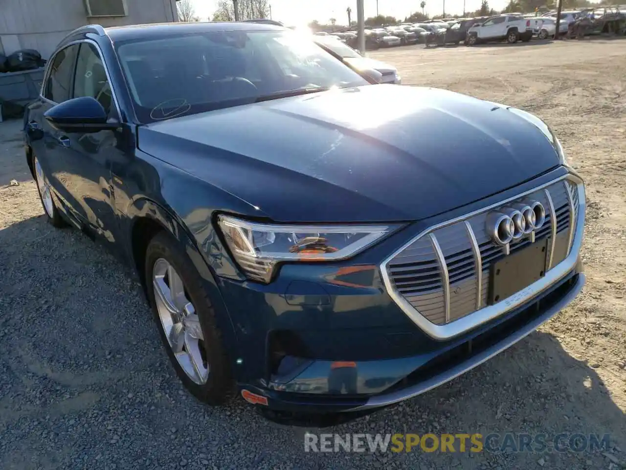 1 Photograph of a damaged car WA1VABGE6KB021923 AUDI E-TRON 2019