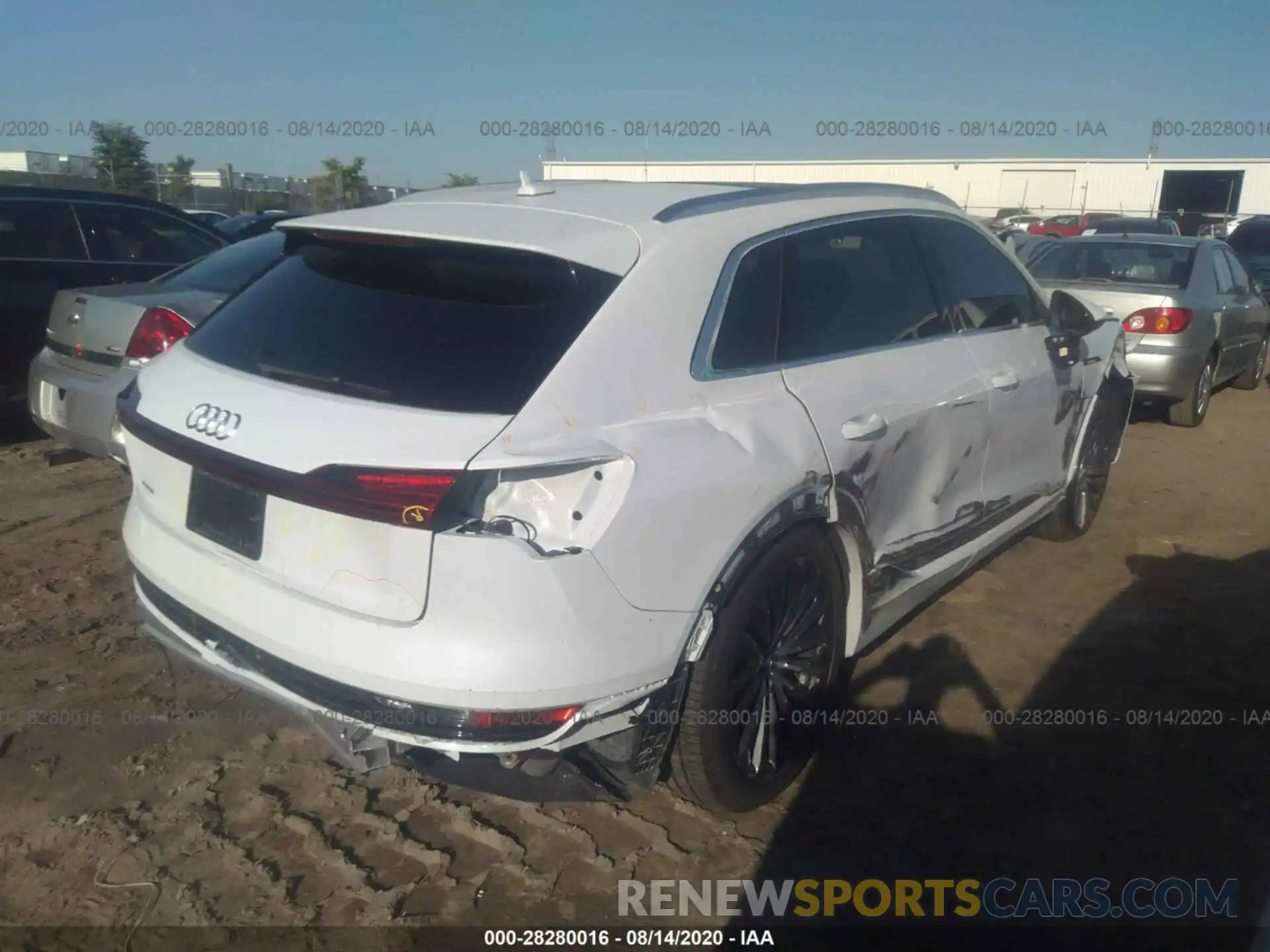 4 Photograph of a damaged car WA1VABGE7KB010767 AUDI E-TRON 2019