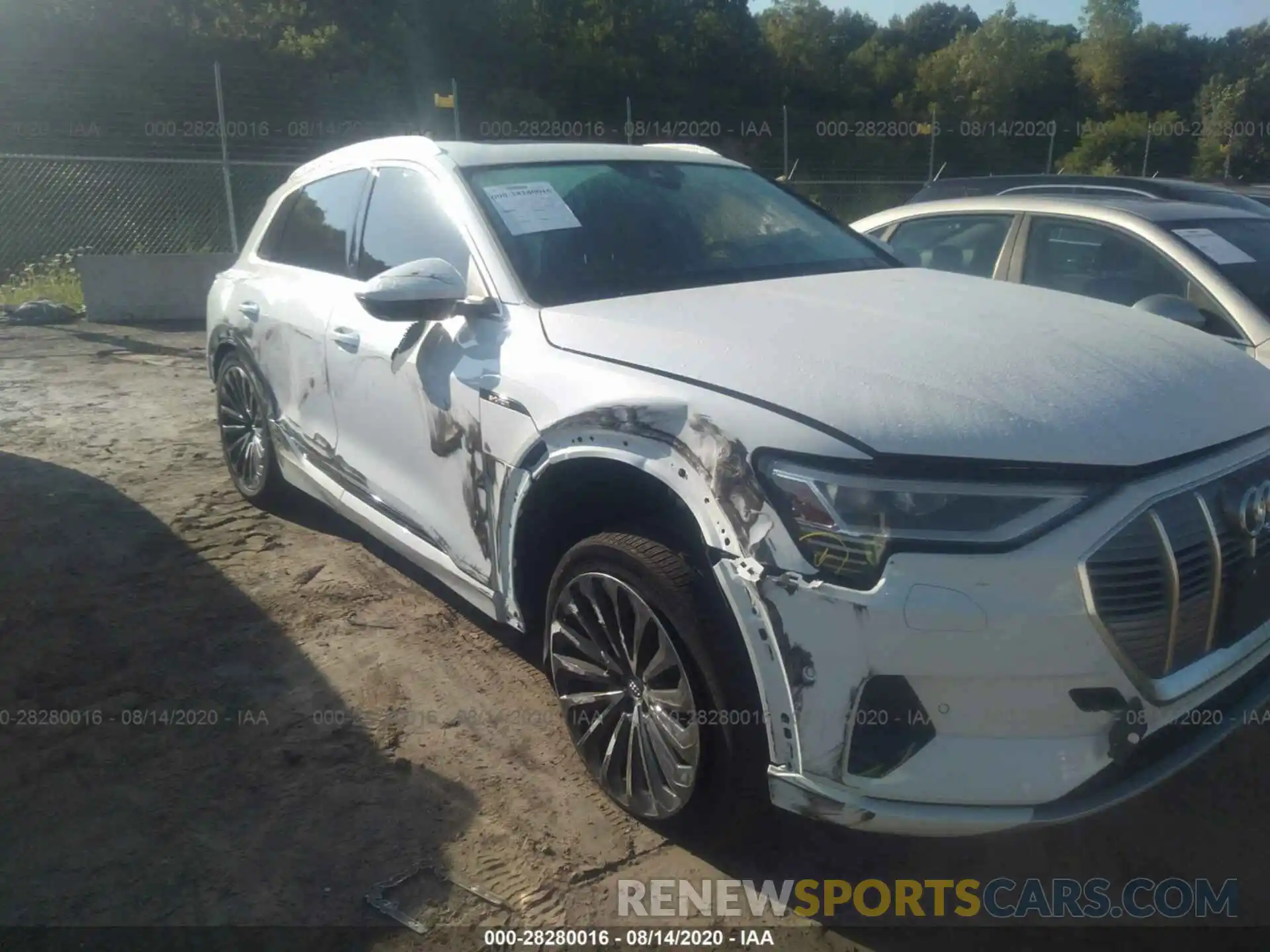 6 Photograph of a damaged car WA1VABGE7KB010767 AUDI E-TRON 2019