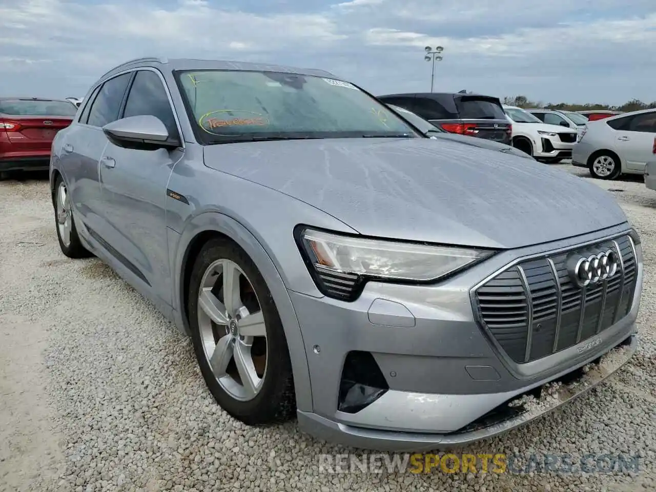 1 Photograph of a damaged car WA1VABGE7KB013572 AUDI E-TRON 2019