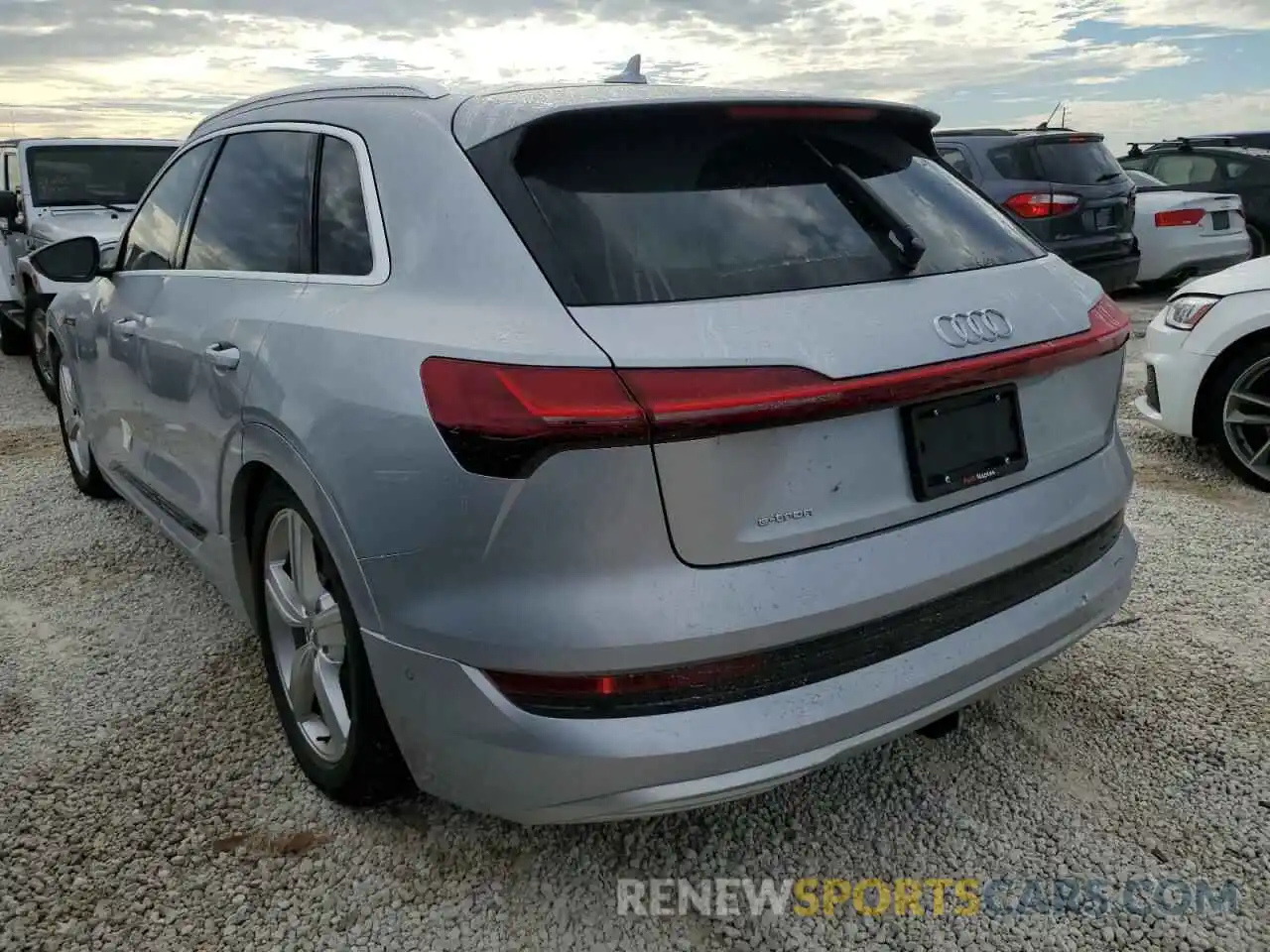 3 Photograph of a damaged car WA1VABGE7KB013572 AUDI E-TRON 2019