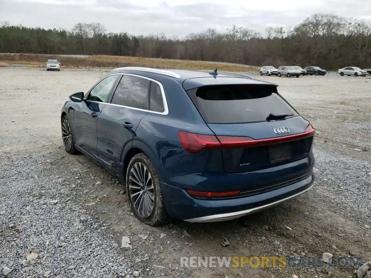 3 Photograph of a damaged car WA1VABGE8KB013239 AUDI E-TRON 2019