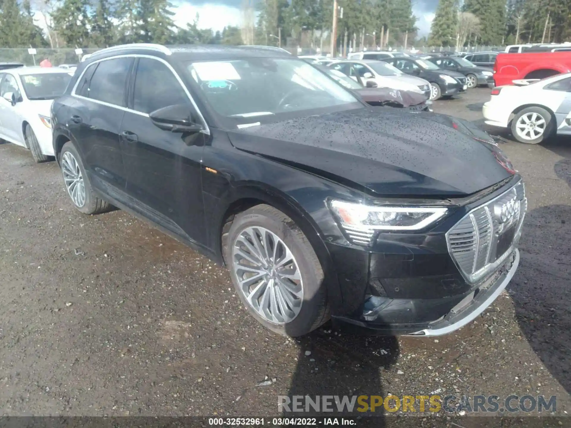 1 Photograph of a damaged car WA1VABGE8KB023222 AUDI E-TRON 2019