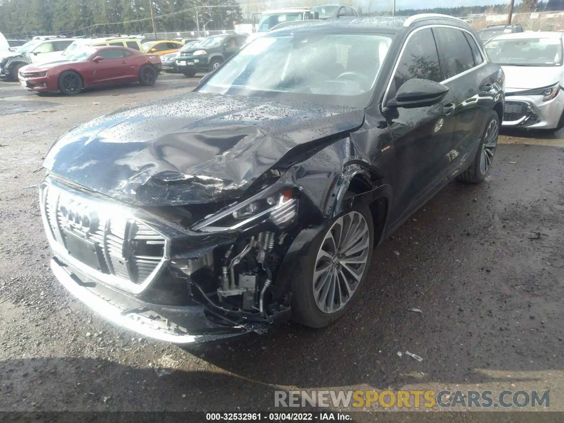 2 Photograph of a damaged car WA1VABGE8KB023222 AUDI E-TRON 2019