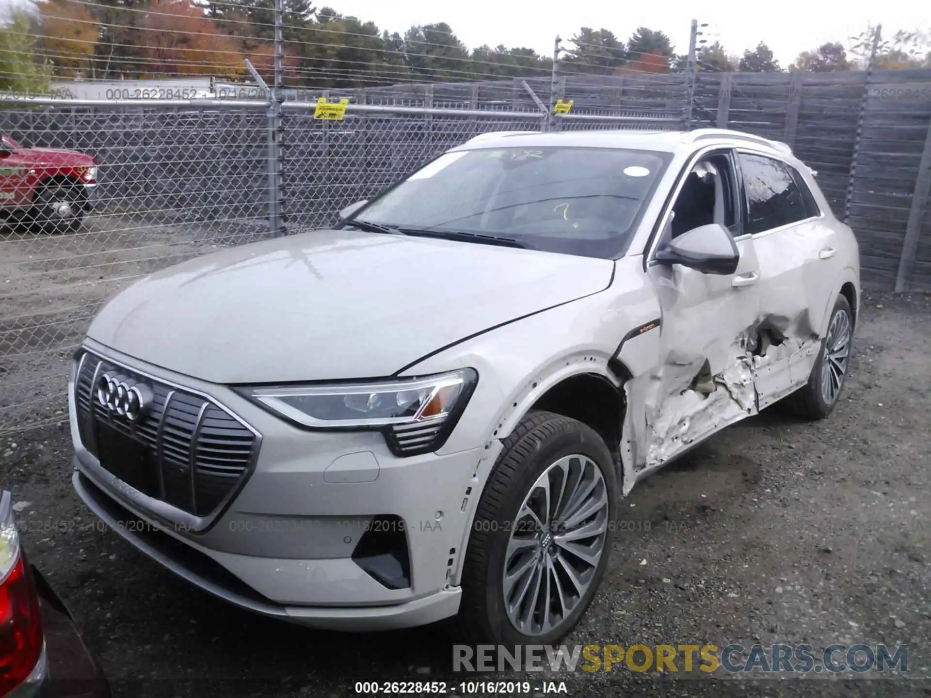 2 Photograph of a damaged car WA1VABGEXKB012139 AUDI E-TRON 2019