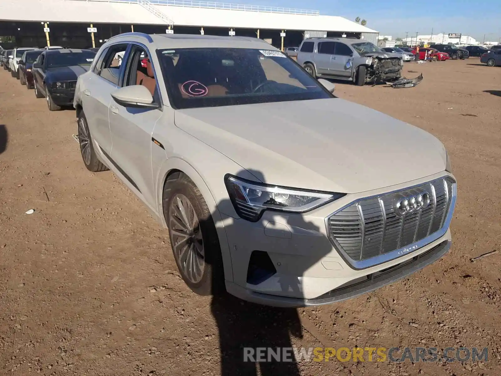 1 Photograph of a damaged car WA1VABGEXKB012173 AUDI E-TRON 2019