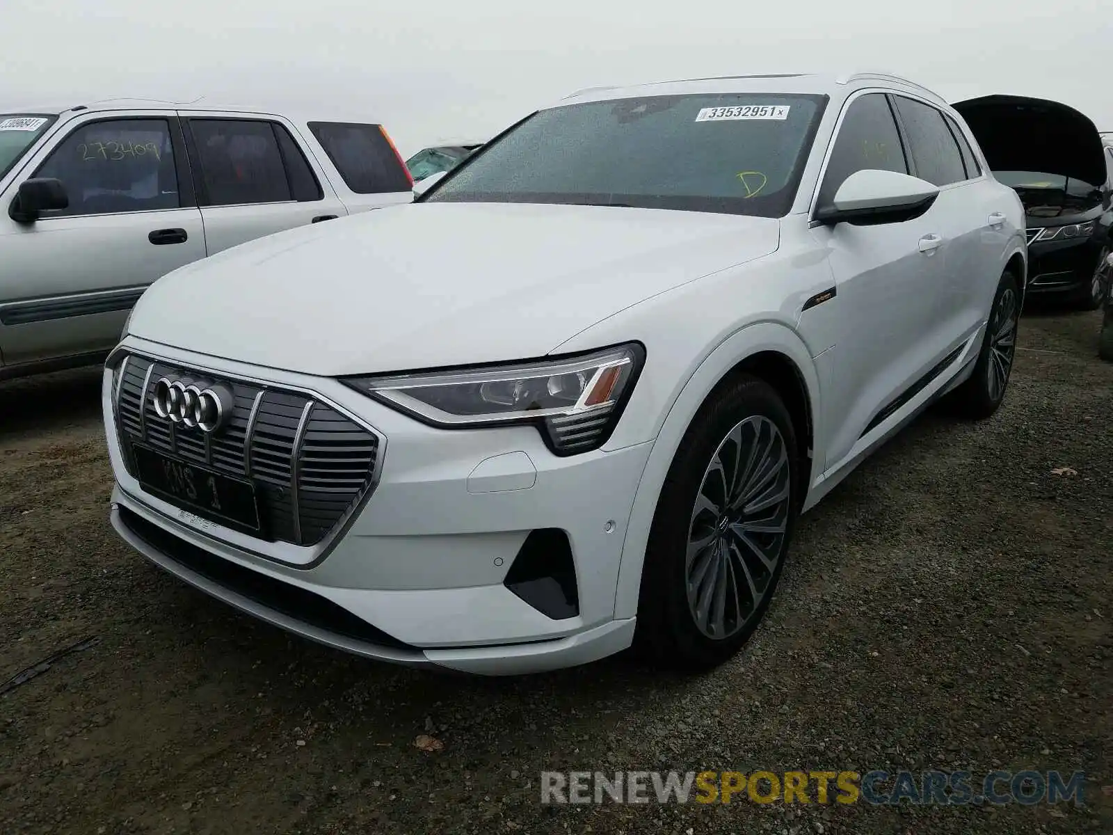 2 Photograph of a damaged car WA1VABGEXKB018863 AUDI E-TRON 2019