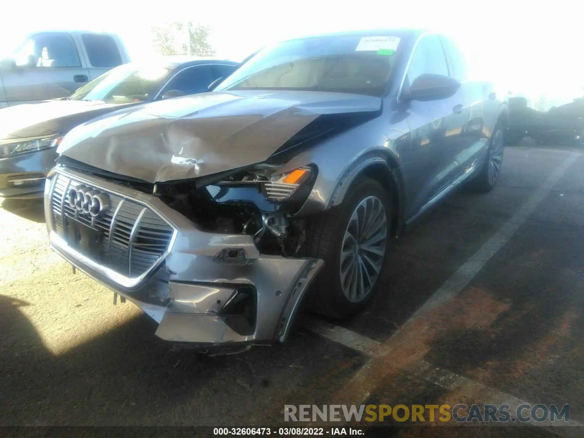 2 Photograph of a damaged car WA1VABGEXKB019222 AUDI E-TRON 2019