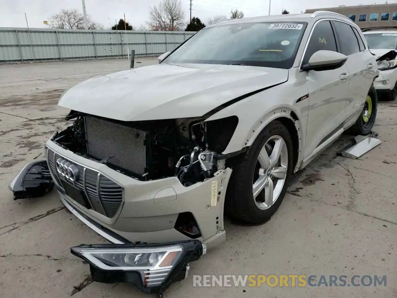 2 Photograph of a damaged car WA1VABGEXKB021360 AUDI E-TRON 2019