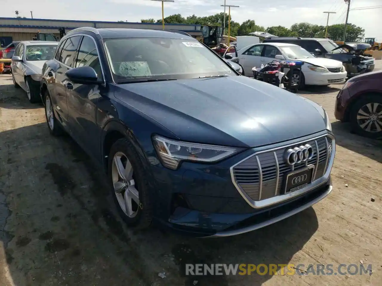 1 Photograph of a damaged car WA1VABGEXKB021553 AUDI E-TRON 2019