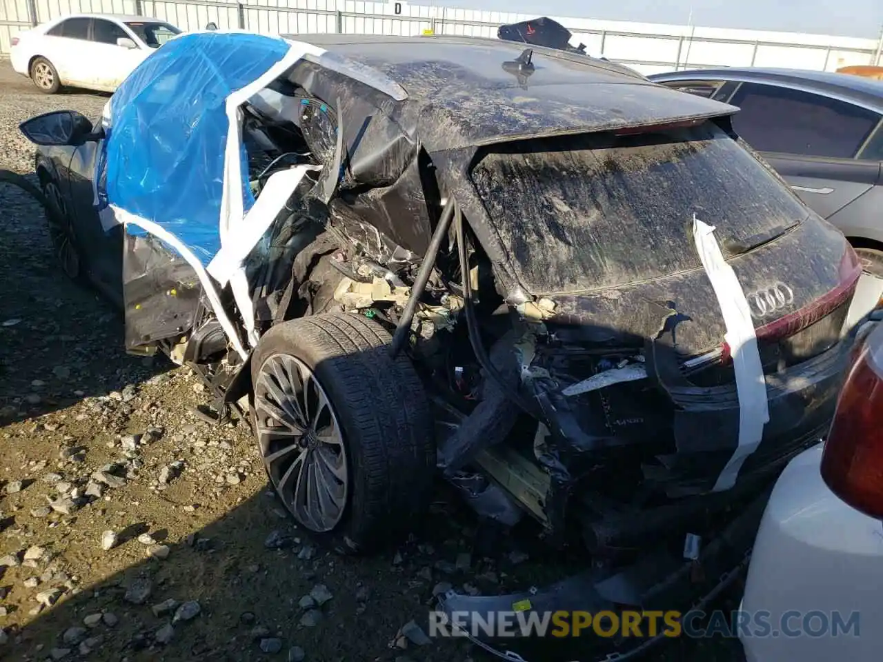 3 Photograph of a damaged car WA1VABGEXKB024744 AUDI E-TRON 2019