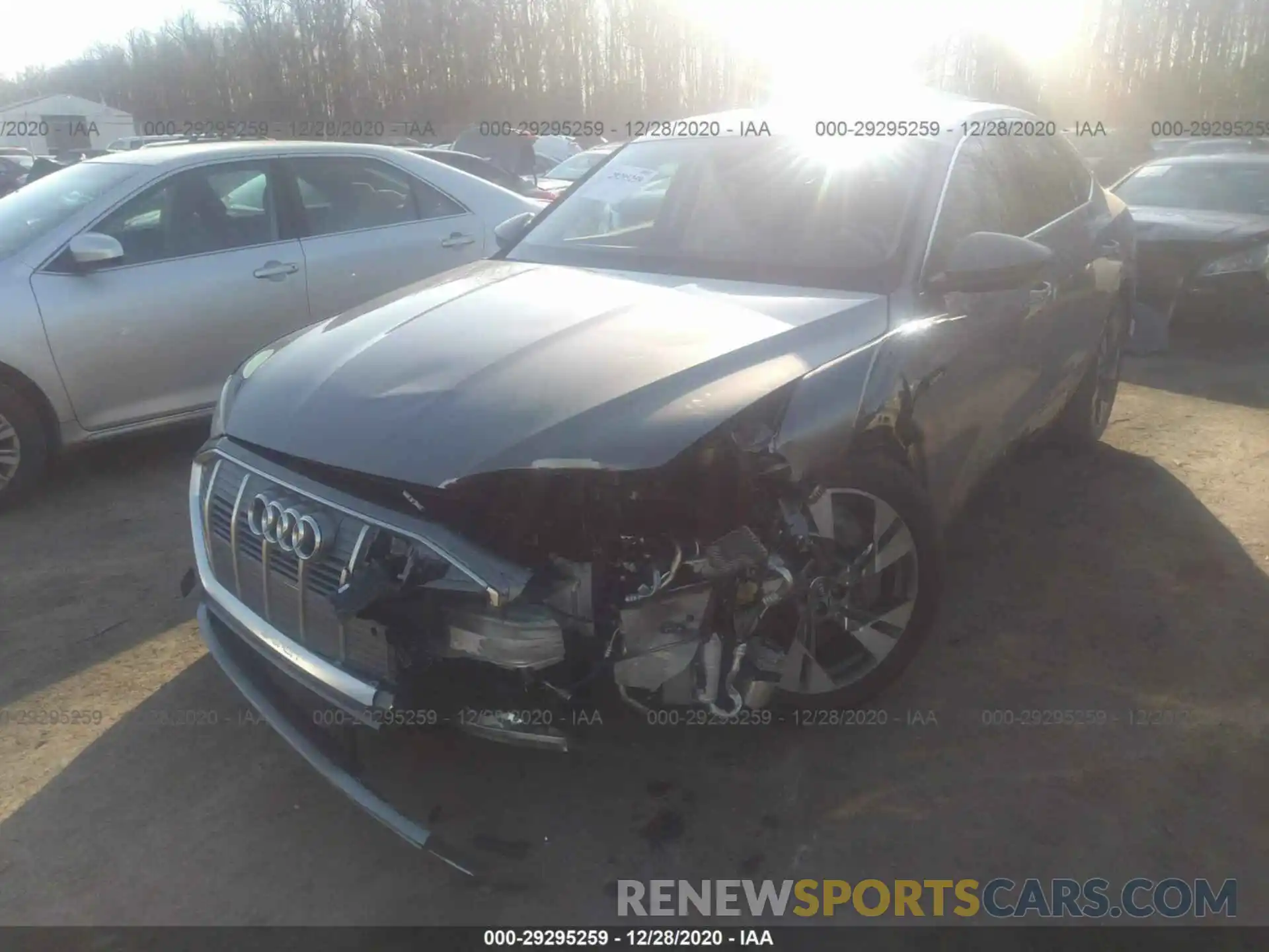 2 Photograph of a damaged car WA12ABGE3LB032740 AUDI E-TRON 2020